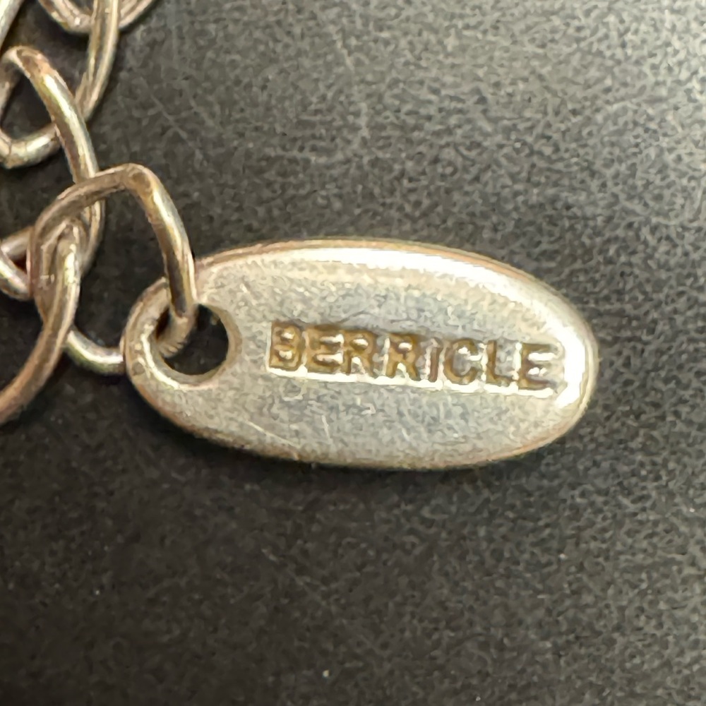 925 Sterling Silver Necklace with CZ Bar Pendant - Picture 3 of 7